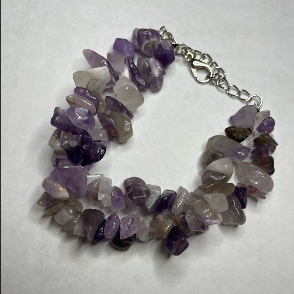 🍄🍄BOHO DOUBLE STRAND NATURAL STONE BRACELET